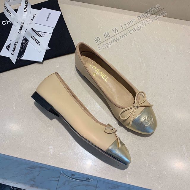 Chanel女鞋 香奈兒頂級芭蕾舞鞋 Chanel羊皮舒適平底鞋  naq1079